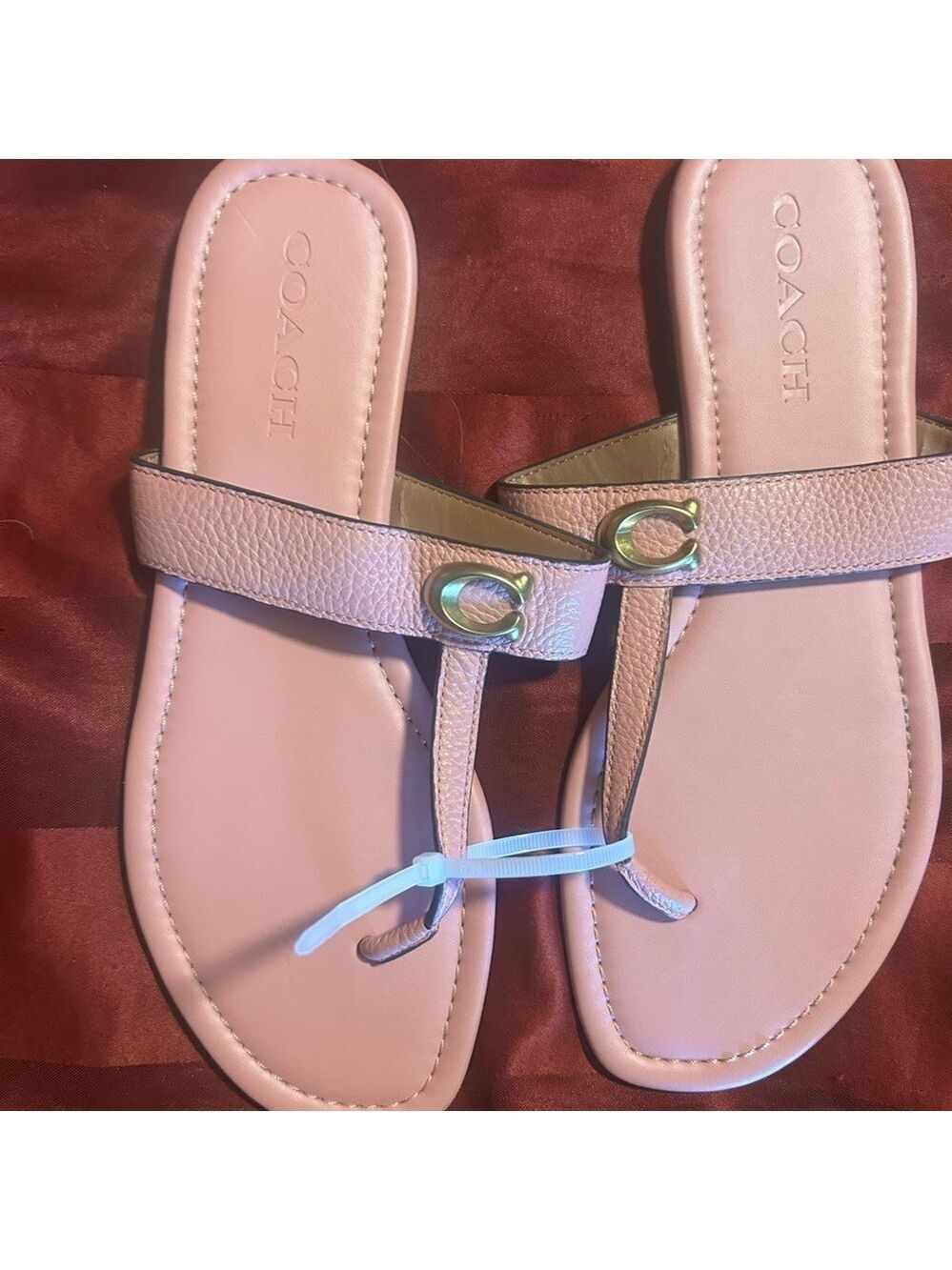 Coach Women's light pink sandals